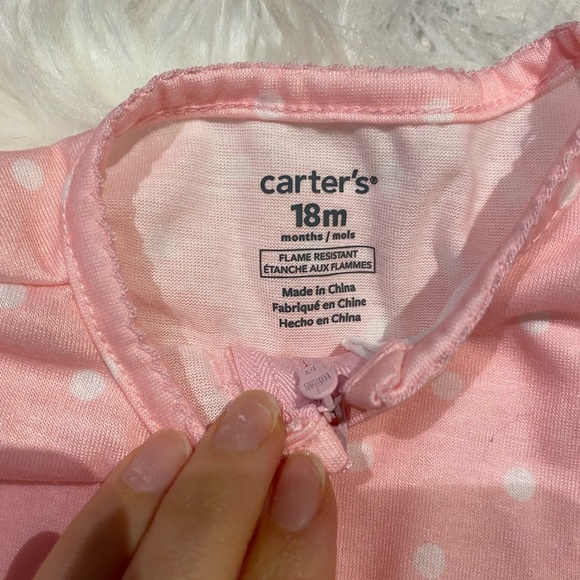 3 for $50 Carter’s one piece footed pajama NWT 18M - Picture 2 of 2